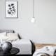 Taklampa House Doctor Acorn Vit