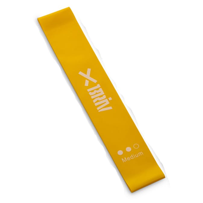 Träningsband Briv Latex 30x5 cm 0,7 mm Gult