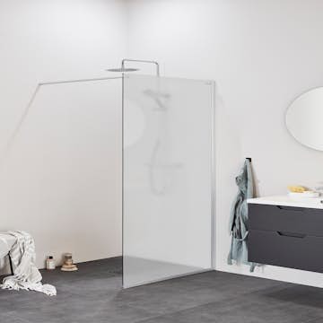 Duschvägg Noro Frost DV Frostat Glas