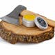 Slipset Adler Care Skötselkit Till Yxa Med Med Balsam, Bryne & Tygväska