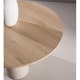 Soffbord Venture Home Olivia Ø80 cm Vit
