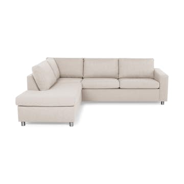 3-sitssoffa Basic Home Crazy L-formad Schäslong 250 cm