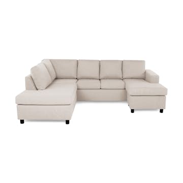 4-sitssoffa Basic Home Crazy U-formad med Divan och Schäslong 254 cm