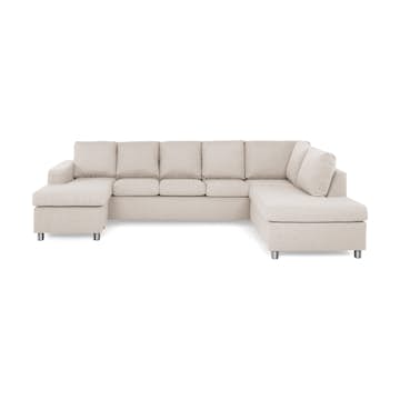 5-sitssoffa Basic Home Crazy U-formad med Divan och Schäslong XL 300 cm
