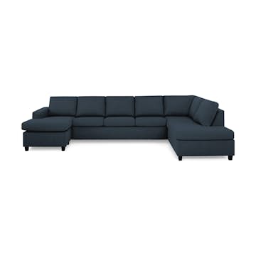 5-sitssoffa Basic Home Crazy U-formad med Divan och Schäslong XL 345 cm