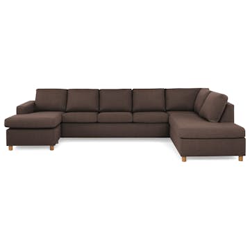 5-sitssoffa Basic Home Crazy U-formad med Divan och Schäslong XL 345 cm