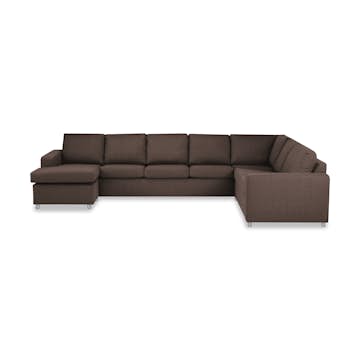 6-sitssoffa Basic Home Crazy U-formad med Divan XL 345 cm