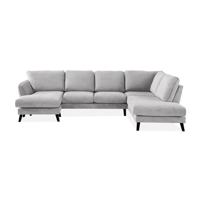 6-sitssoffa Scandi Days Trend Lyx U-formad med Divan och Schäslong 326 cm