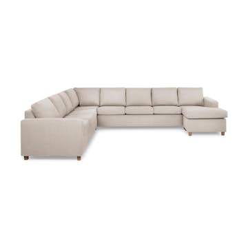 7-sitssoffa Basic Home Crazy U-formad Vändbar med Divan XXL 345 cm