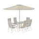 Matgrupp Venture Home Brekki Matbord med 6 stolar och Parasoll