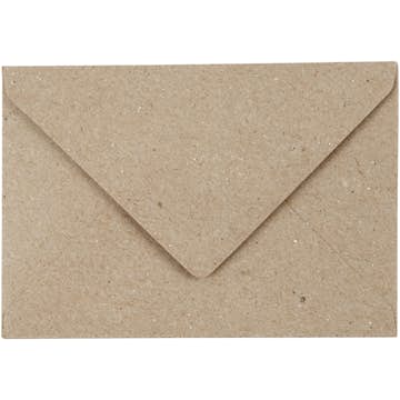 Kuvert Creativ Company Kvist Stl 7,8x11,5 cm Beige 50 St/1 Förp