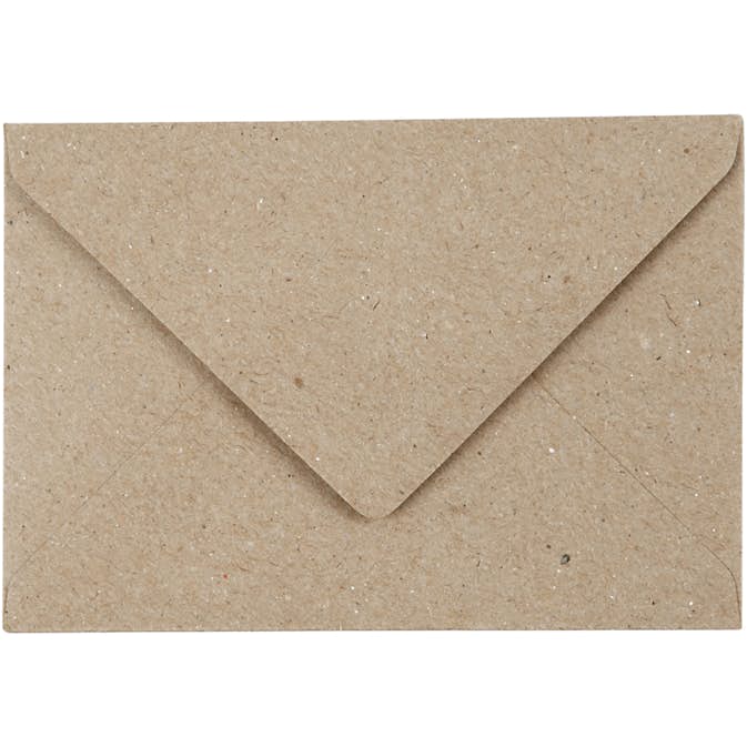 Kuvert Creativ Company Kvist Stl 7,8x11,5 cm Beige 50 St/1 Förp