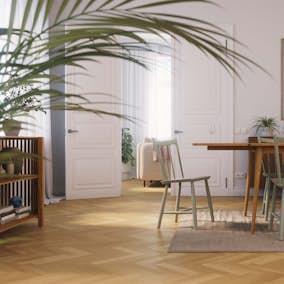 Trägolv Bjelin Härdad EK Stockholm Classic Fiskben Naturell