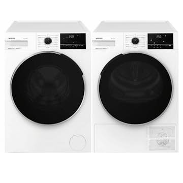 Tvätt- och Torkpaket SMEG WNP84SEAIN DNP82SEIN Invertermotor 1400 varv