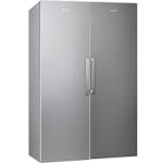 Kyl/Frys Paket Smeg FS18EV2HX + FF18EN2HX Rostfri med Automatisk Avfrostning