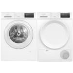 Tvätt- och Torkpaket Siemens WM14N01LDN + WT43HV0EDN