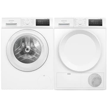 Tvätt- och Torkpaket Siemens WM14N01LDN + WT43HV0EDN
