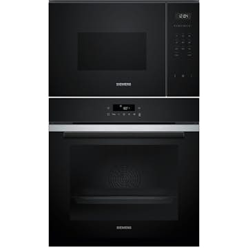 Ugn- och Mikropaket Siemens HB271ABS3 + BF525LMB1 Rostfri med Pyrolytisk Rengöring