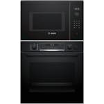 Ugn- och Mikropaket Bosch HRG578BB7 + BFL554MB0 För Högskåp