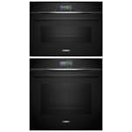 Ugn och Mikro Siemens iQ700 HB776G3B2S + CM724G1B1 Kompaktugn Svart