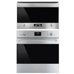 Ugn och Mikro Smeg SF6300TVX + MP322X1 Classic Rostfri Med Ångrengöring