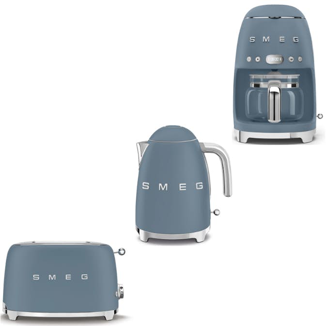 Brödrost, Vattenkokare och Kolsyremaskin Smeg Storm Blue