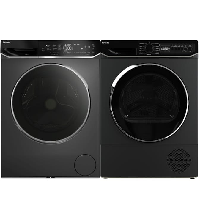 Tvätt- och Torkpaket Cylinda FT911G394BiA - TVP911G29BID Antracit