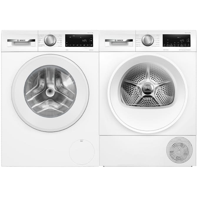 Tvätt- & torkpaket Bosch - WGG254FLSN-WQG2450MSN - Serie 6