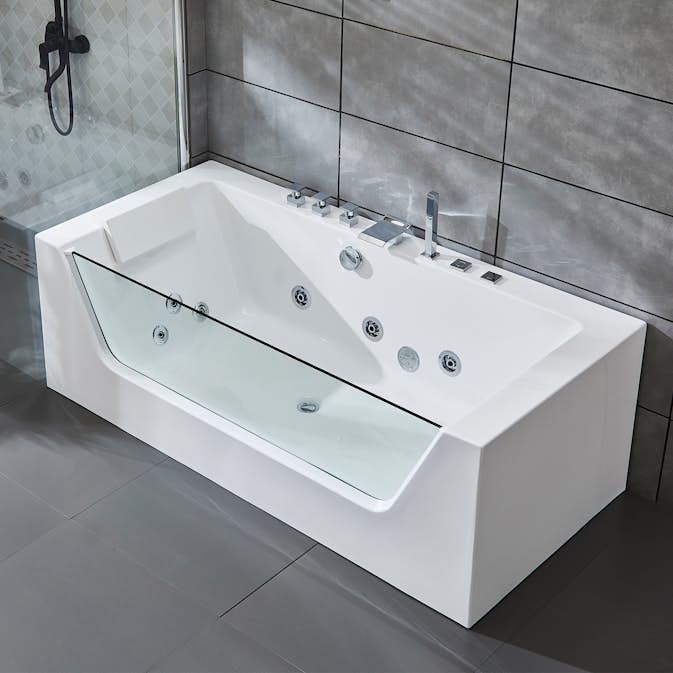 Bubbelbadkar Lyfco med Glasfront BK-019