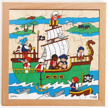 Pussel ABA Skol Rampussel Pirater 30 Bitar