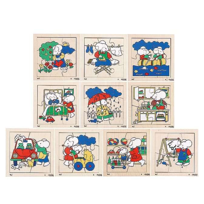 Pussel ABA Skol Rampussel Set Möss 10 Olika