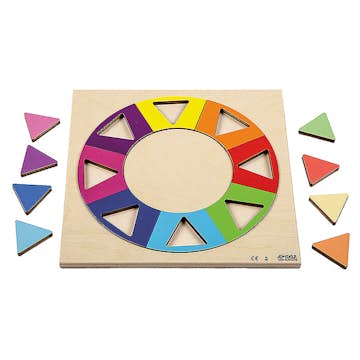 Pussel ABA Skol Rampussel Regnbågscirkel 16 Bitar