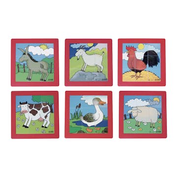 Pussel ABA Skol Bondgårdsdjur 9 bitar