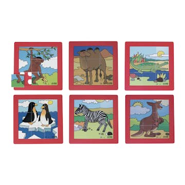 Pussel ABA Skol Zoodjur 9 bitar