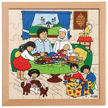 Pussel ABA Skol Rampussel Eid Al-fitr 36 Bitar