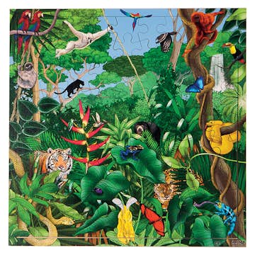 Pussel ABA Skol Rampussel Regnskog 81 Bitar