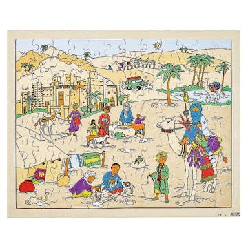 Pussel ABA Skol Rampussel Öken 120 Bitar