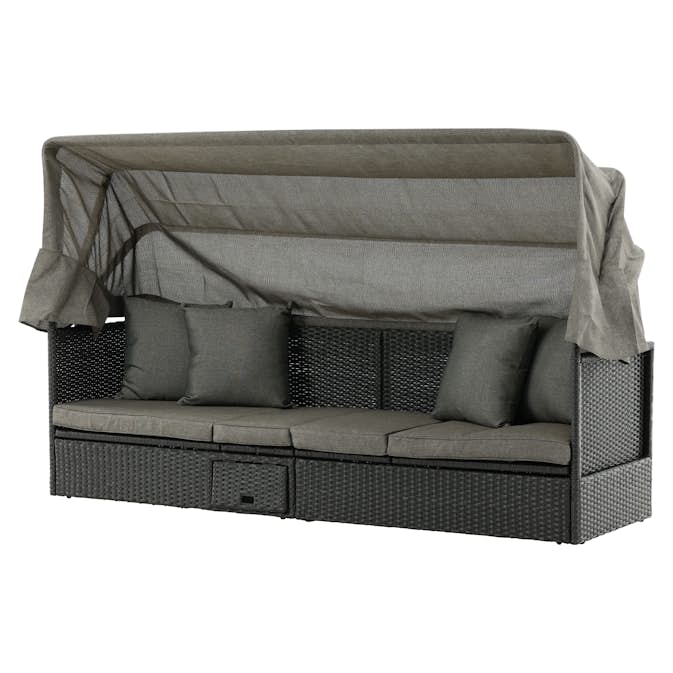 Solsäng Venture Home Nynno med Tak och Ställbar Liggdel