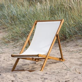 Loungestol Utomhus Venture Home Peachy Justerbar & Hopfällbar Solstol i Trä