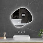 Badrumsspegel Lyfco med LED-Belysning 60x55 cm