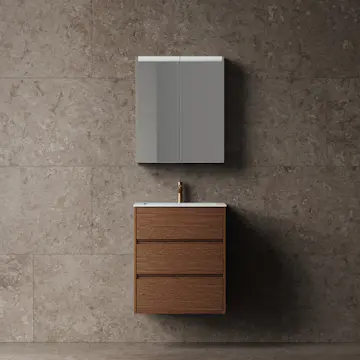 Tvättställsskåp INR Terra Grip med 3 Lådor