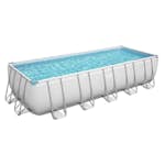Poolpaket Bestway Power Steel 6,4 x 2,74 m Stålramspool Ovanmark med Filterpump