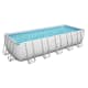 Poolpaket Bestway Power Steel 6,4 x 2,74 m Stålramspool Ovanmark med Filterpump