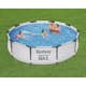 Stålramspool Bestway Steel Pro Max Ø3m Ovanmarkspool Grå