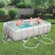 Poolpaket Bestway Power Steel 4,04 x 2,01 m Stålramspool Ovanmark med Filterpump