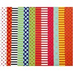 Glanspapper Creativ Company Mixade Färger Mönstrade 32x48 cm 100 Mix Ark/1 Förp