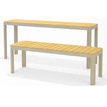 Caféset LifestyleGarden Portals balkongbord + bänk 140