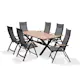 Matgrupp Utomhus LifestyleGarden Panama 200 cm 6 positionsstolar