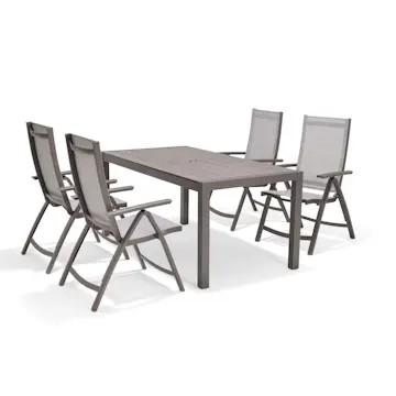 Matgrupp Utomhus LifestyleGarden Solana 163 cm 4 positionsstolar