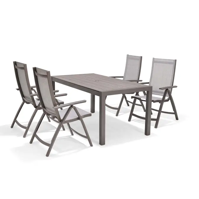 Matgrupp Utomhus LifestyleGarden Solana 163 cm 4 positionsstolar